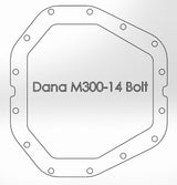 Couvercle de différentiel arrière aFe Power noir avec ailettes usinées 17-19 Ford 6,7 L (td) Dana M300-14 (Dually) avec huile