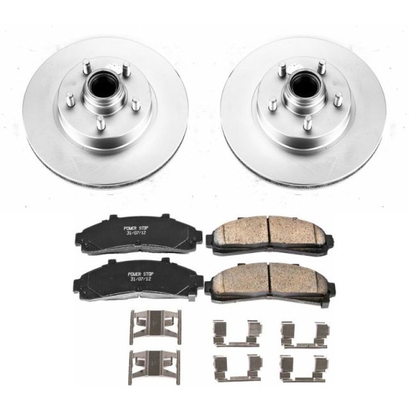 Kit de freins Power Stop 95-01 Ford Explorer Z17 Evolution Geomet avec revêtement avant