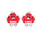 Étriers arrière rouges Power Stop 2009 Ford Flex avec supports - Paire