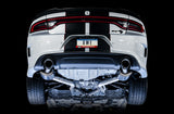 Échappement AWE Tuning 2015+ Dodge Charger 6.4L/6.2L SC Non-Resonated Touring Edition - Embouts argentés