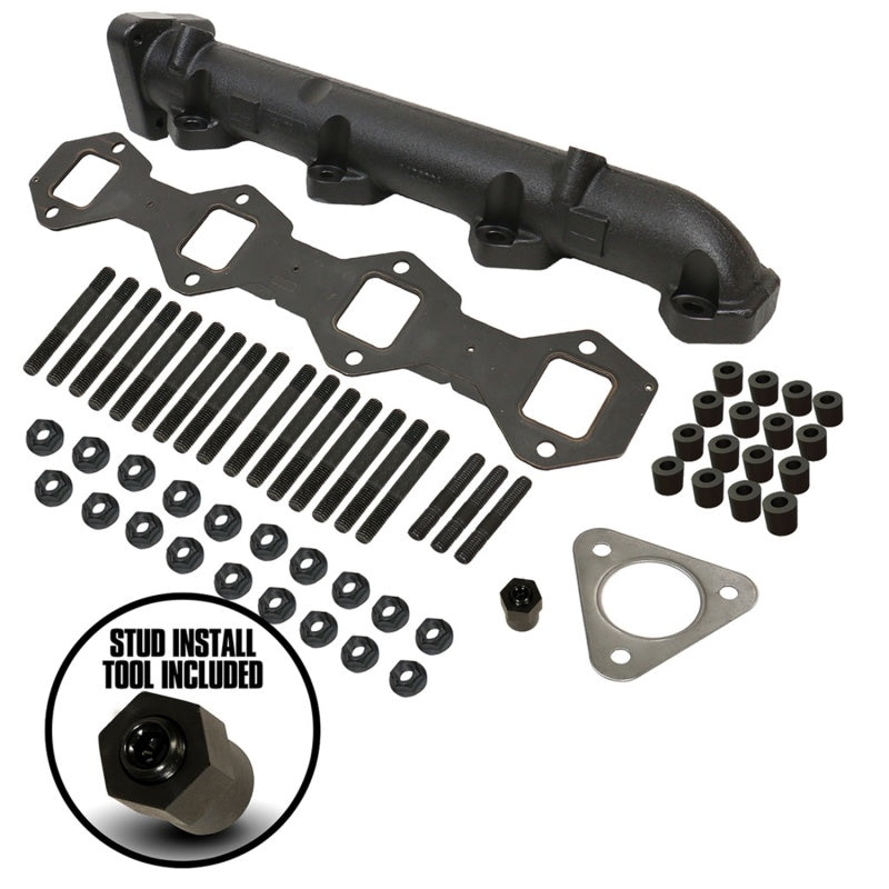Kit de collecteur d'échappement côté conducteur BD Diesel - Ford 2011-2016 F250/F350 6,7 L PowerStroke