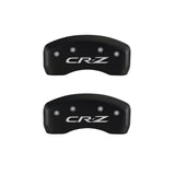MGP 4 Caliper Covers Engraved Front Honda Engraved Rear CR-Z Red finish silver ch