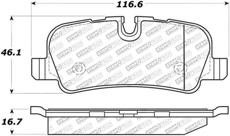 Plaquettes de frein StopTech Street Select - Avant/Arrière