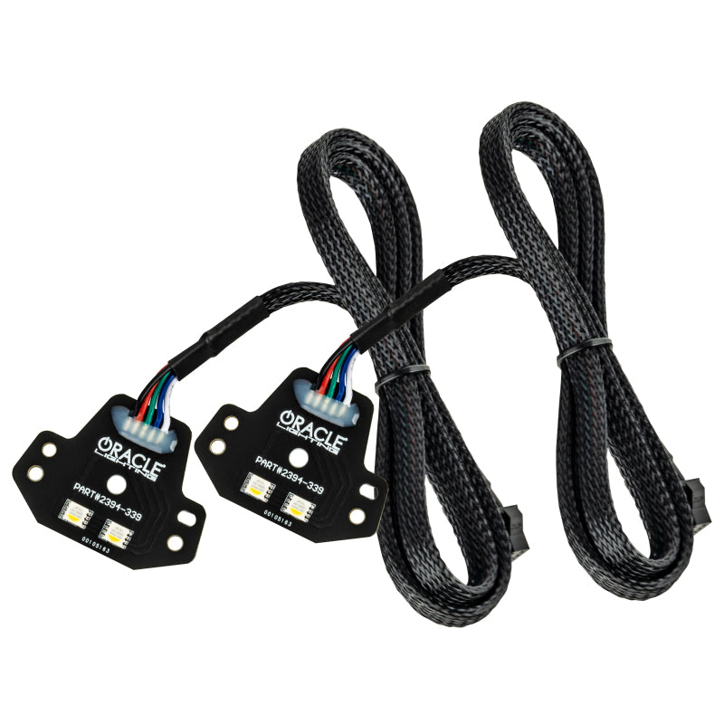 Kit de phares DRL RVB + W Oracle 15-21 Dodge Charger - ColorSHIFT avec commande simple VOIR LA GARANTIE