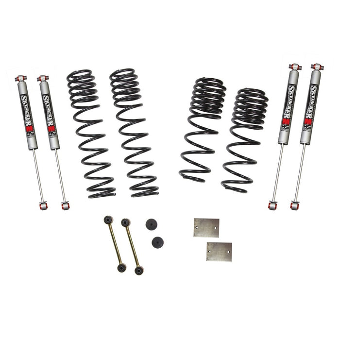 Skyjacker 2020 Jeep JL 4WD Diesel 1,5 po Kit de suspension à double débattement et à long débattement avec amortisseurs monotubes M95