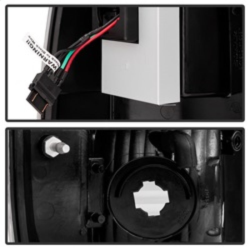 Feux arrière à LED Spyder Ford Super Duty 08-15 Chromé ALT-YD-FS07-LED-C