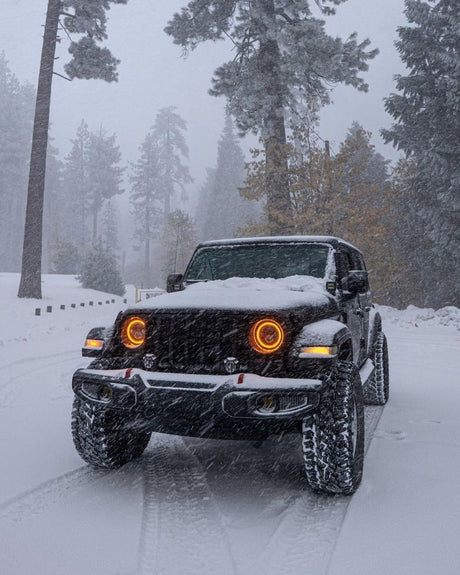Phares à DEL haute puissance Oracle Jeep Wrangler JL/Gladiator JT 7 po (paire) - Dynamique VOIR LA GARANTIE