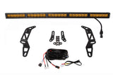 Kit de support de pare-chocs Diode Dynamics 18-21 Jeep JL Wrangler/Gladiator SS30 - Conduite ambrée (simple)