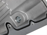 Carter d'huile moteur AFE Pro Series noir avec ailettes usinées ; Ford Powerstroke V8-6,7 L (td) 11-16