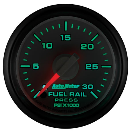 Autometer Factory Match 52,4 mm Balayage complet Électrique 0-30 000 PSI Pression de rampe de carburant diesel