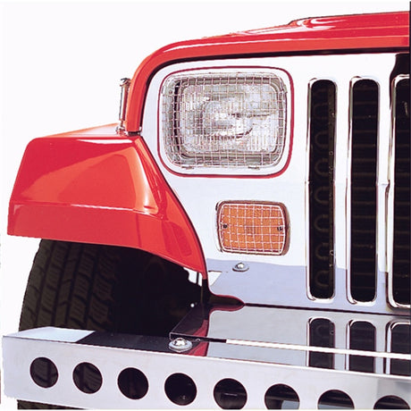Ensemble de protections en acier inoxydable pour Jeep Wrangler YJ 87-95 Rugged Ridge