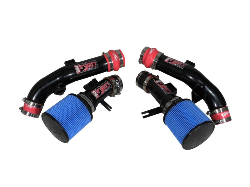 Injen 10-12 Nissan R35 GTR V6 3,8 L Twin Turbo Noir Admission à rampe courte