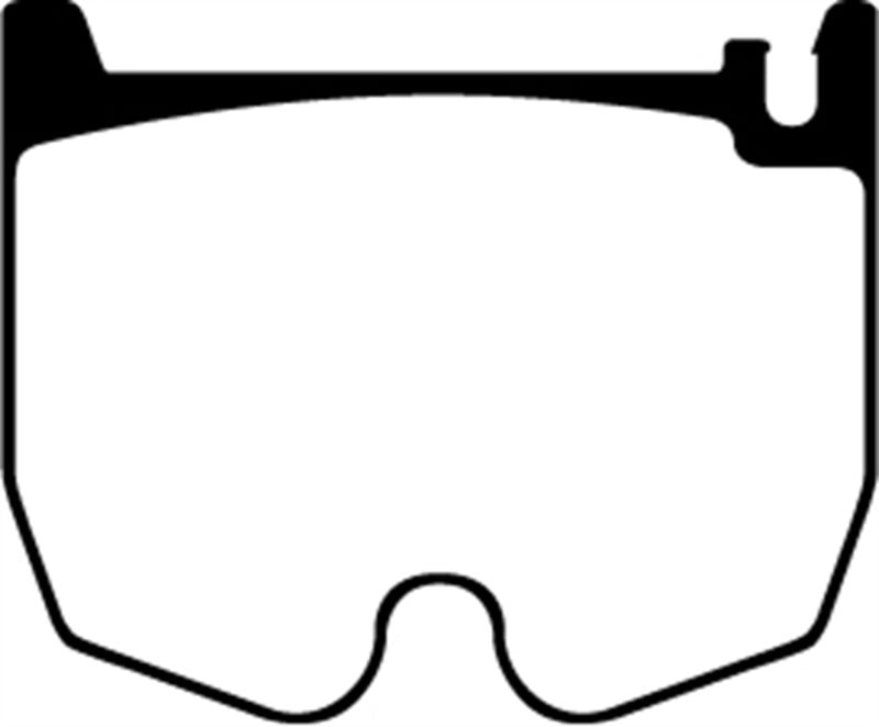 Plaquettes de frein avant Redstuff EBC 03-06 Mercedes-Benz CL55 AMG 5.4 Supercharged