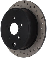 Rotor arrière gauche percé StopTech 08-10 WRX