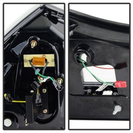 Feux arrière à LED Spyder Lexus RX330/RX350 04-09 Noir ALT-YD-LRX04-LED-BK