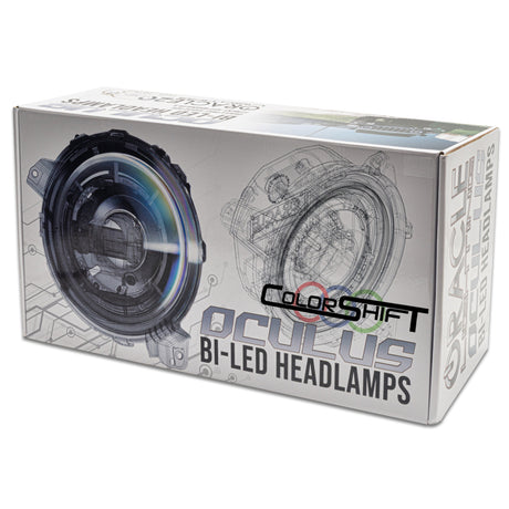 Phares projecteurs Oracle Oculus Bi-LED pour Jeep JL/Gladiator JT - ColorSHIFT 2 VOIR LA GARANTIE