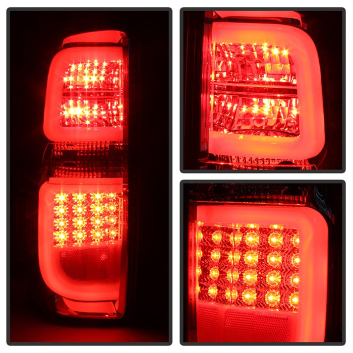 Feux arrière à LED Spyder Toyota Tundra 2014-2016 Rouge fumé ALT-YD-TTU14-LED-RS