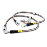 Conduites de frein avant en acier inoxydable StopTech 08-10 EVO X AWD