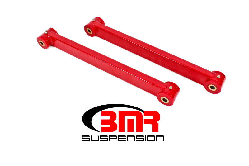 Bras de suspension inférieurs non réglables en boîte BMR 05-14 Mustang S197 (polyuréthane) - Rouge