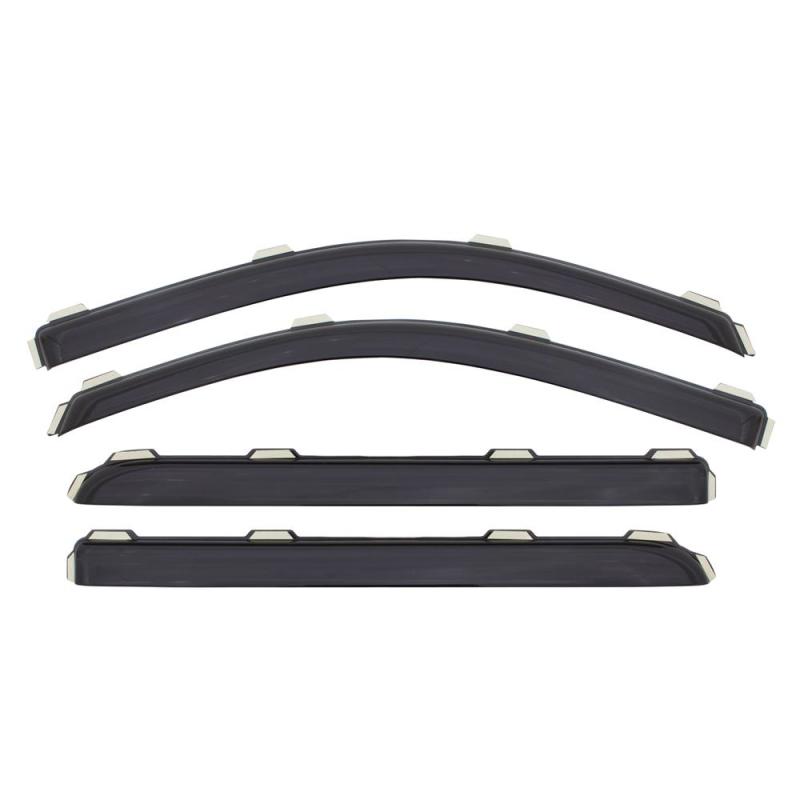 AVS 07-10 Hyundai Entourage Ventvisor In-Channel Front & Rear Window Deflectors 4pc - Smoke