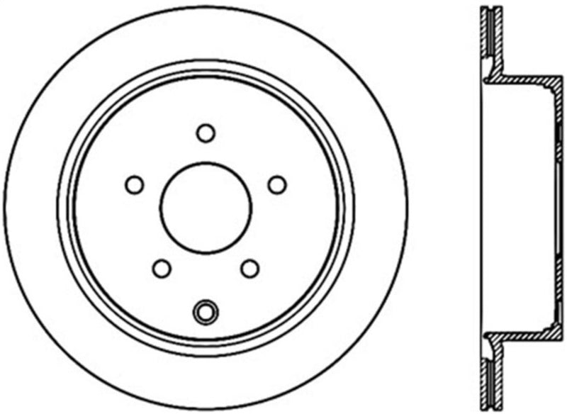 Rotor fendu gauche droit StopTech Power Slot 03-09 Infiniti FX35/FX45/Nissan Murano SportStop Cryo