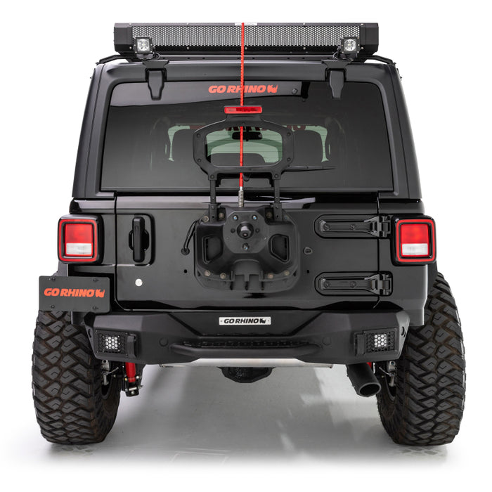 Go Rhino 18-20 Jeep Wrangler JL/JLU Rockline Rear Stubby Bumper