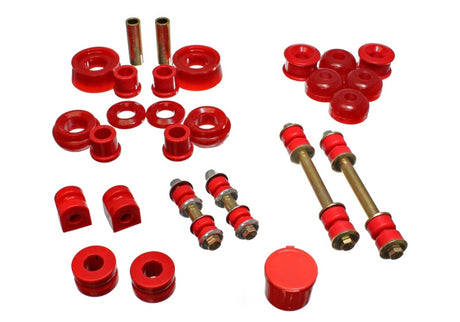 Ensemble de bagues principales Hyper-flex rouges pour Dodge Neon FWD 00-05 Energy Suspension