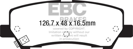 Plaquettes de frein EBC Brake Ultimax2
