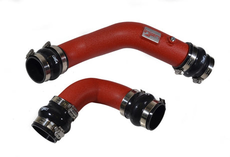 Kit de tuyauterie d'échangeur intermédiaire en aluminium Injen 17-19 pour Honda Civic Type-R - Rouge froissé
