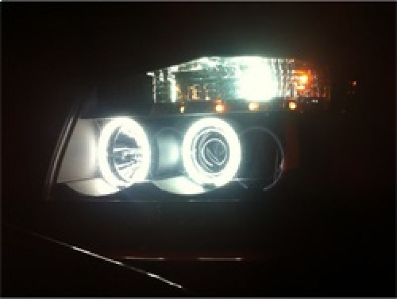 Phares de projecteur Spyder Nissan Titan 04-14/Armada 04-07 CCFL Halo LED Blk PRO-YD-NTI04-CCFL-BK