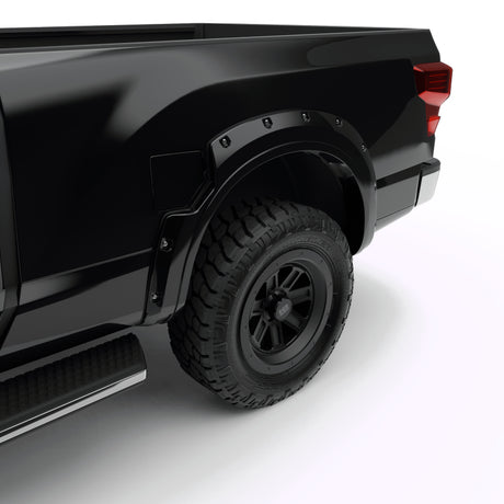 Élargisseurs d'ailes boulonnés EGR 16+ Nissan Titan XD - Ensemble - Noir métallisé