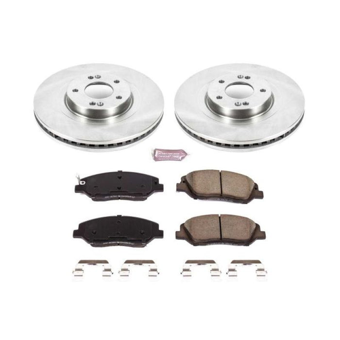 Kit de freins avant Power Stop Autospecialty pour Hyundai Santa Fe 17-18