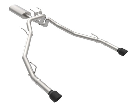 Kooks RAM 09-18 1500 / 19-22 1500 Classic 5,7 L HEMI Cat-Back avec embouts noirs