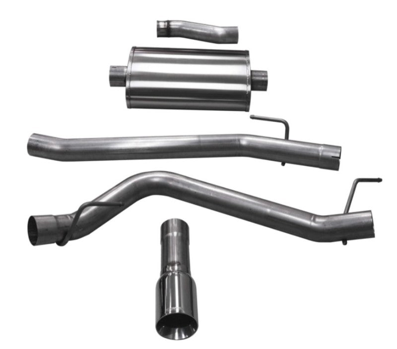 Corsa 2020-2025 Jeep Gladiator JT 3.6L Single Side Exit Cat-Back Exhaust w/ Single 4in Polished Tip