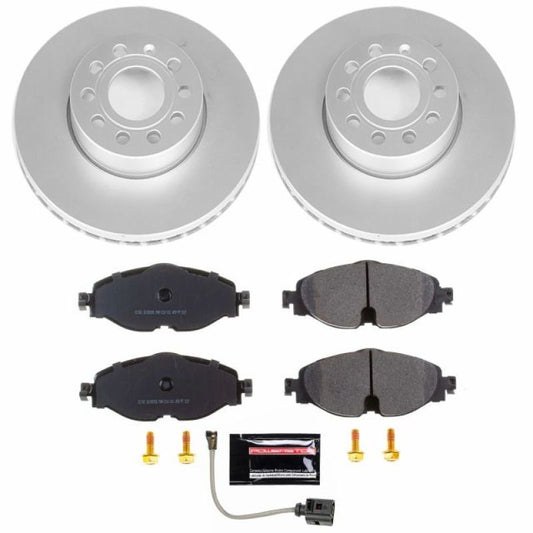 Power Stop 15-18 Audi A3 Front Z23 Evolution Sport Coated Brake Kit