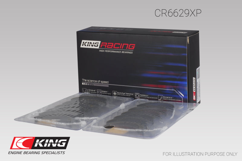 Ensemble de roulements de bielle King Mitsubishi 6G72 (taille 0,25)