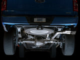 AWE 21+ Ford F150 Dual Side Exit Cat-Back Exhaust - 4.5in Diamond Black Tips *For Stock Y-Pipe Only