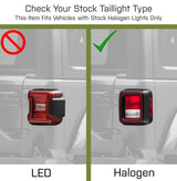Raxiom 18-23 Jeep Wrangler JL Axial Series LED Tail Lights- Blk Housing (Smoked Lens)