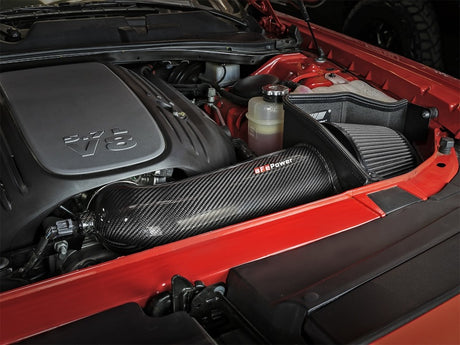 aFe POWER Magnum FORCE en fibre de carbone Stage 2 Track Series Pro Dry S CAIS - 11-18 Dodge Challenger V8