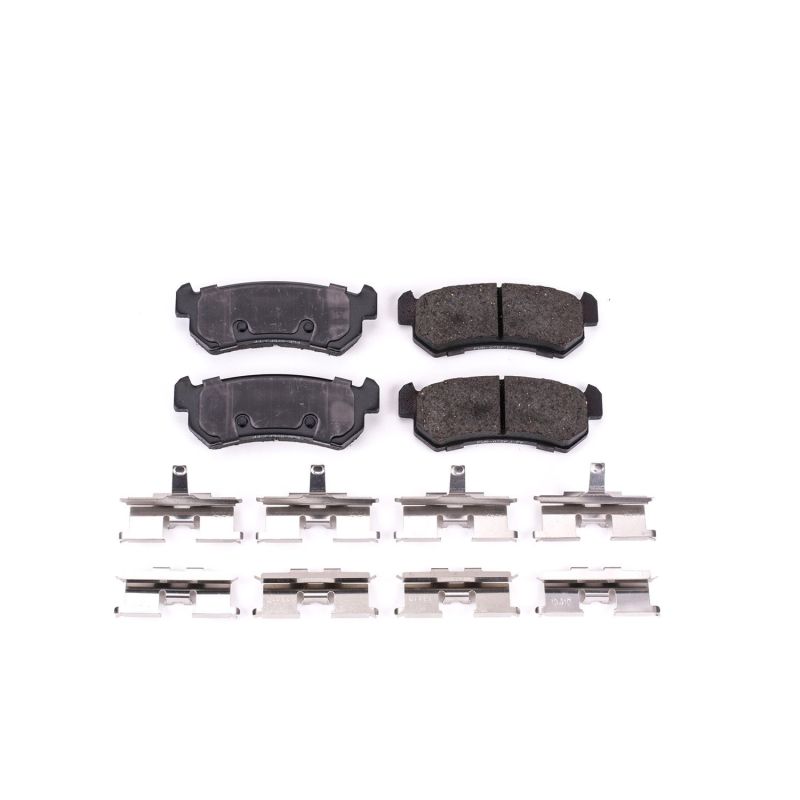Plaquettes de frein arrière en céramique Power Stop 04-06 Chevrolet Optra Z17 Evolution avec matériel