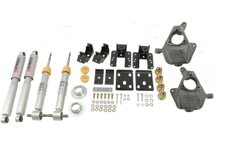 KIT D'ABAISSEMENT Belltech 14 Chev/GM Silverado/Sierra toutes cabines 2WD 3" à 4" avant/7" arrière avec amortisseurs