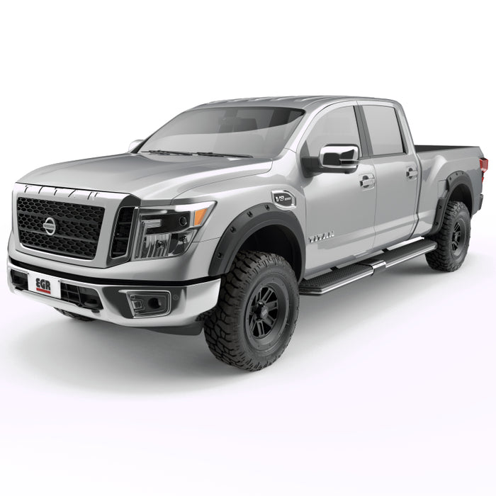 Élargisseurs d'ailes boulonnés EGR 2017 Nissan Titan - Ensemble - Noir mat (796005)