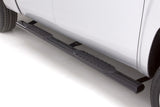 Barres de toit ovales droites en acier de 5 po pour Chevrolet Silverado 1500 Ext. Cab de 99 à 13 de Lund - Noir