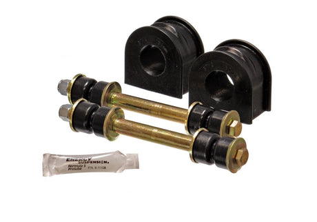 Ensemble de bagues de barre stabilisatrice avant noires Energy Suspension 99-04 Ford F150 Lightning 2WD 31 mm (avec E/Links)