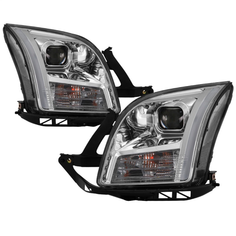 Phares de projecteur DRL à barre lumineuse xTune 06-09 Ford Fusion - Chrome (PRO-JH-FFU06-LB-C)