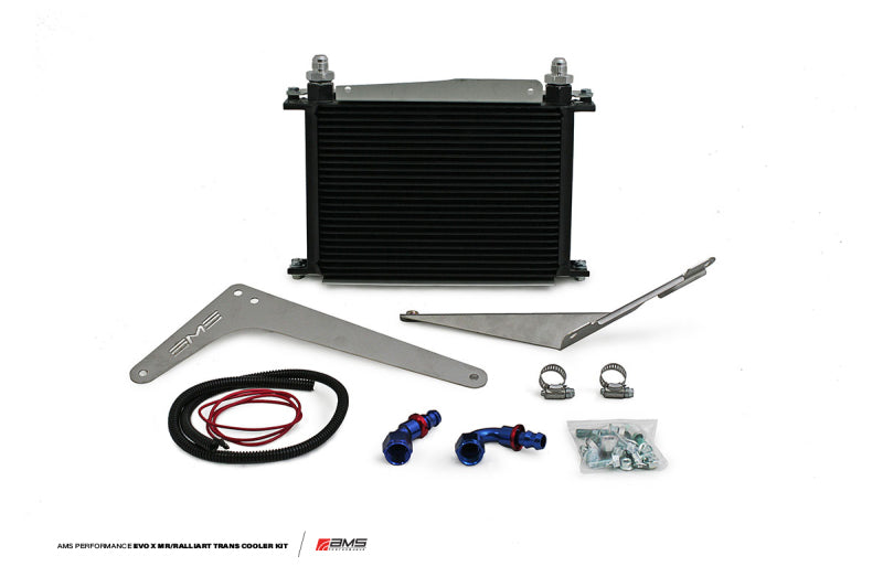 Kit de refroidisseur d'huile de transmission AMS Performance 08-15 Mitsubishi EVO X MR/Ralliart SST