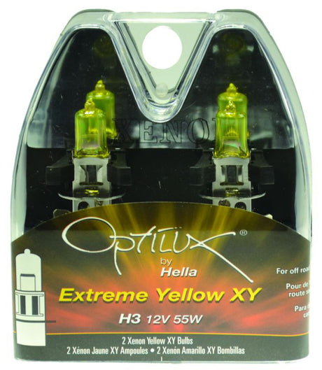 Ampoule Hella Optilux H3 12V/55W XY Extreme Jaune