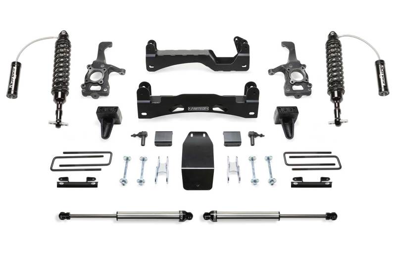 Système de performance Fabtech 15-20 Ford F150 4WD 6 pouces avec DLS 2,5 C/O Resi et DLS Rr