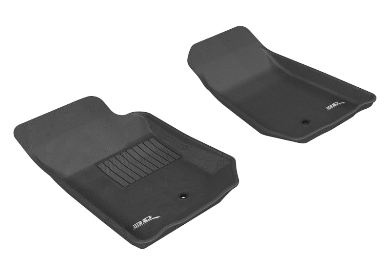 Tapis de sol 3D MAXpider pour Jeep Wrangler JK 2 portes/Unlimited Kagu 2007-2013, 1ère rangée - Noir