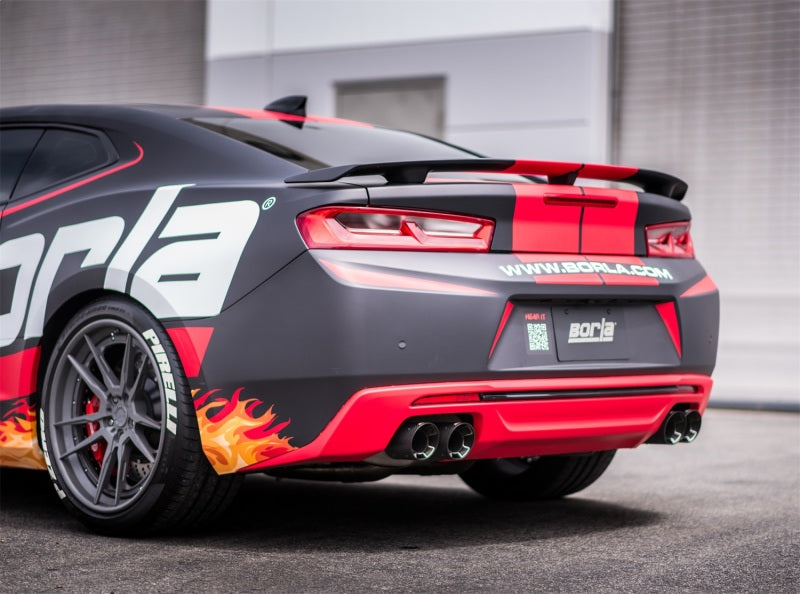 Échappement arrière Borla 2016 Chevy Camaro V8 SS AT/MT ATAK sans soupapes à double mode